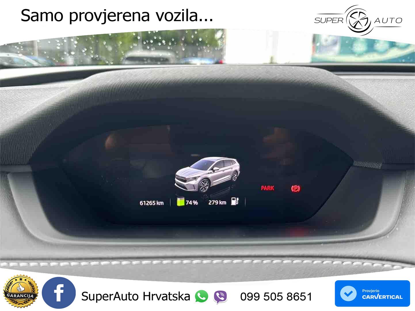 Škoda Enyaq iV 80 82 kWh (204 KS) SportLine LED+GR SJED+ACC