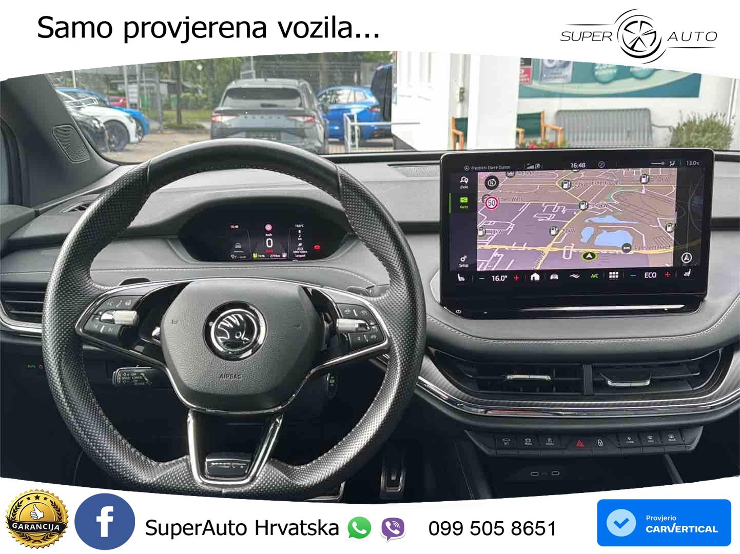 Škoda Enyaq iV 80 82 kWh (204 KS) SportLine LED+GR SJED+ACC