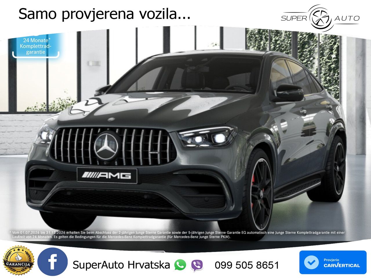 Mercedes AMG GLE 63 S V8 (612 KS) EQ Boost 4MATIC+ AMG SPEEDSHIFT TCT 9G LED+GR SJED+ACC