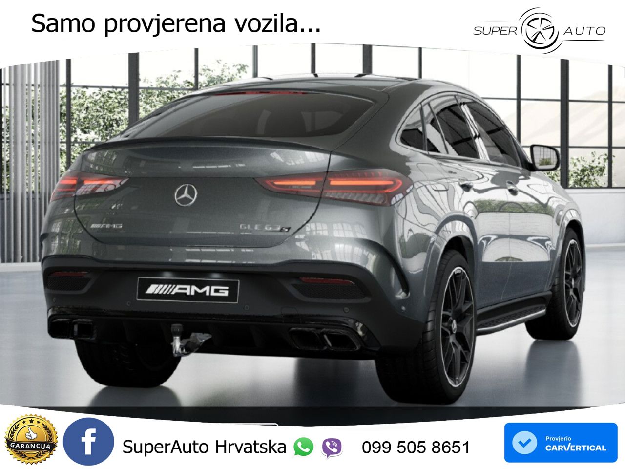 Mercedes AMG GLE 63 S V8 (612 KS) EQ Boost 4MATIC+ AMG SPEEDSHIFT TCT 9G LED+GR SJED+ACC