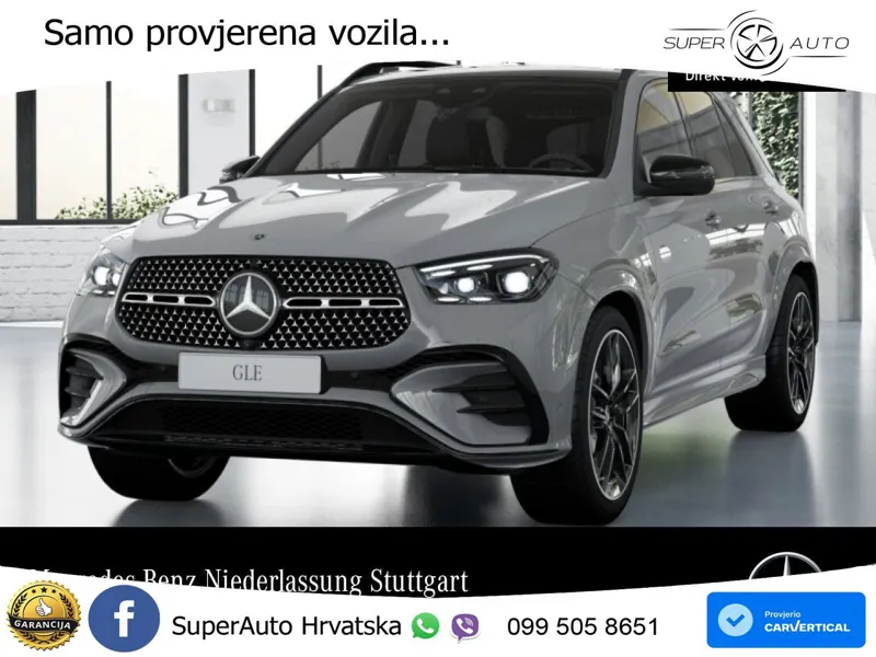 Mercedes GLE 450d (367 KS) EQ Boost 4MATIC 9G-TRONIC AMG LED+GR SJED+ACC