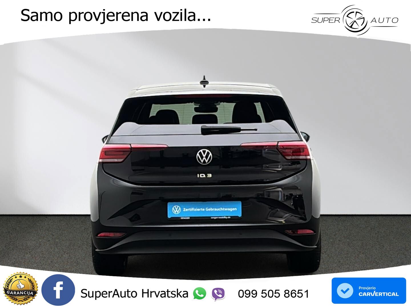 Volkswagen ID.3 Pro 62 kWh (204 KS) LED+GR SJED+ACC