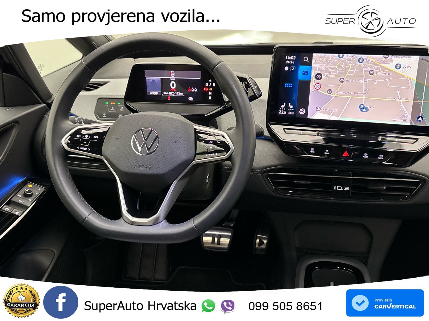 Volkswagen ID.3 Pro 62 kWh (204 KS) LED+GR SJED+ACC