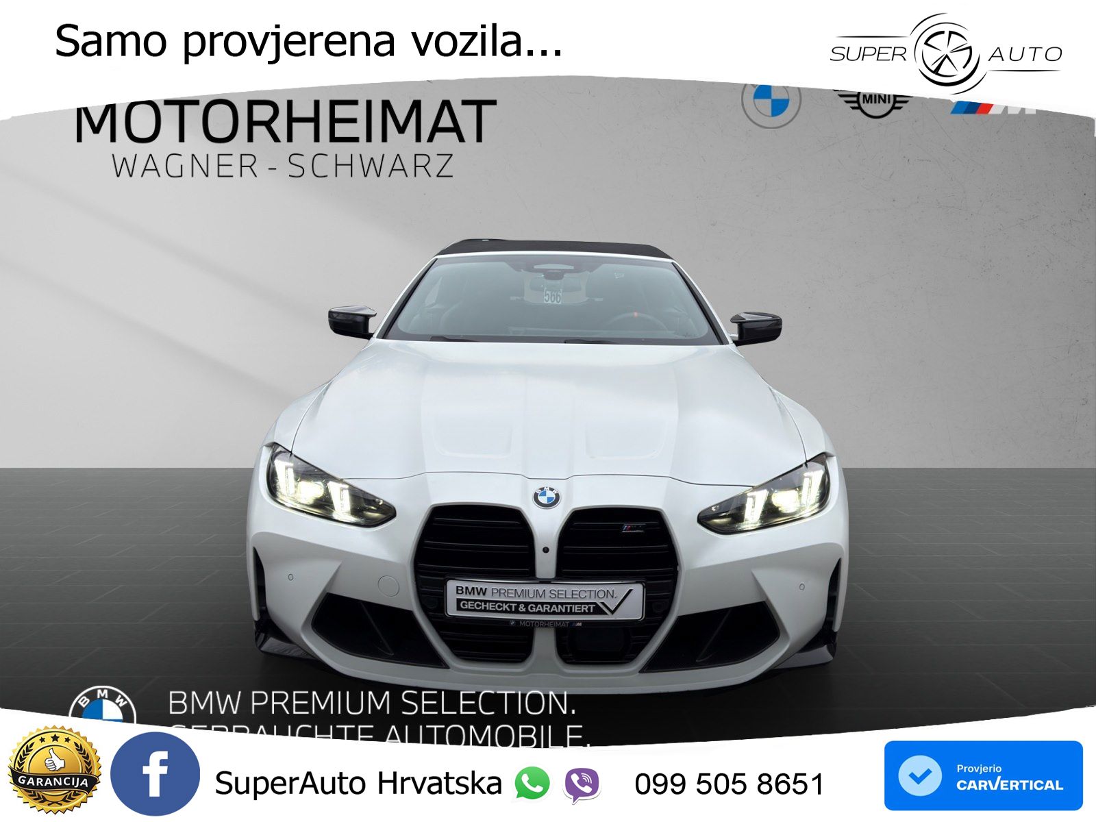 BMW M4 Convertible Competition 3.0 (530 KS) xDrive Steptronic LED+GR SJED+ACC