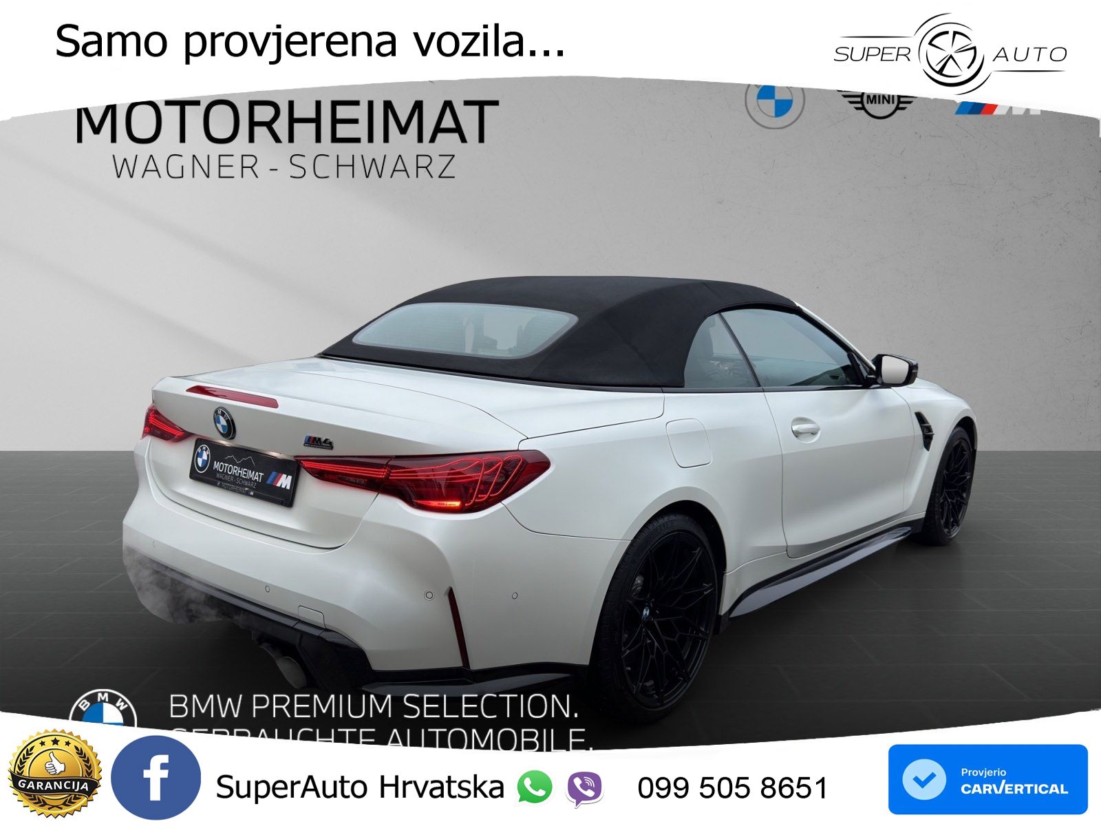 BMW M4 Convertible Competition 3.0 (530 KS) xDrive Steptronic LED+GR SJED+ACC