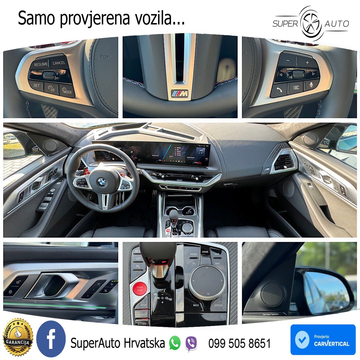 BMW XM 50e (476 KS) M xDrive M Steptronic LED+GR SJED+ACC