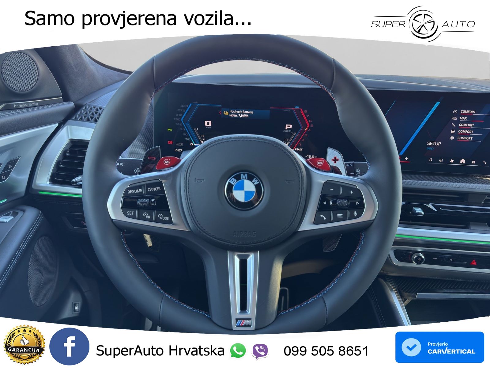 BMW XM 50e (476 KS) M xDrive M Steptronic LED+GR SJED+ACC