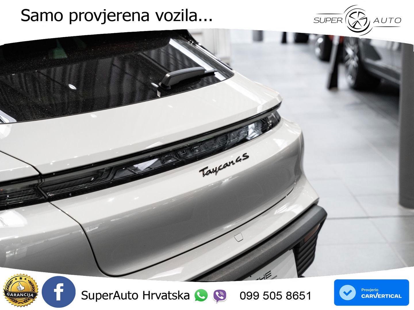 Porsche Taycan Sport Turismo 4S 105 kWh (598 KS)