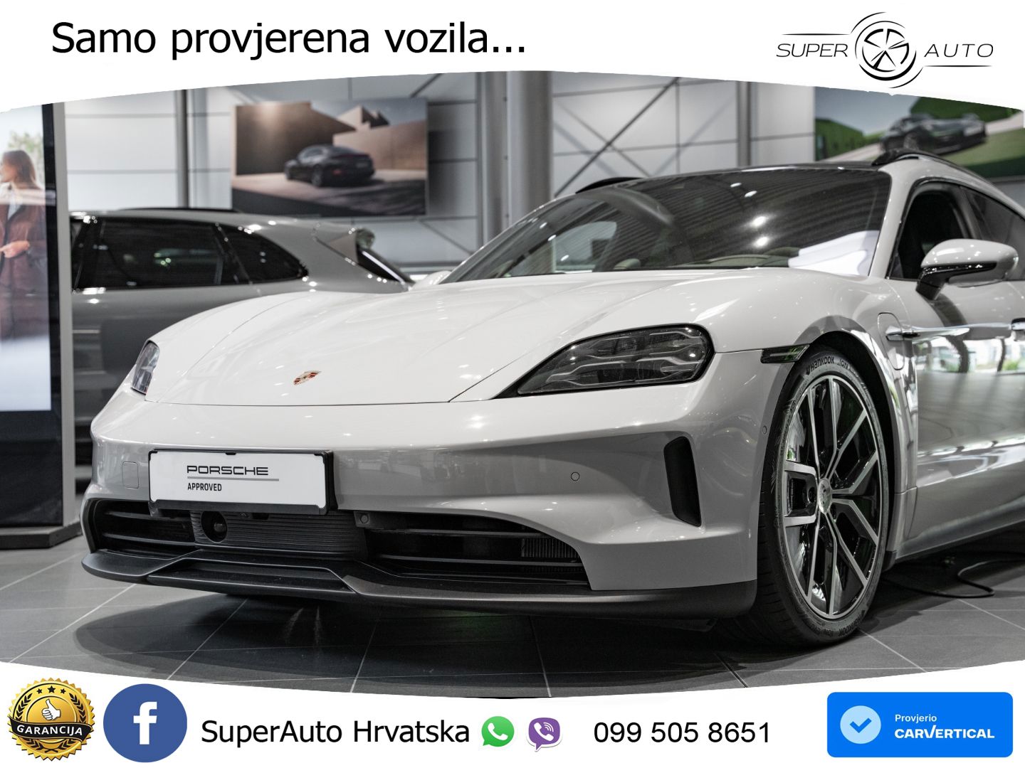 Porsche Taycan Sport Turismo 4S 105 kWh (598 KS)