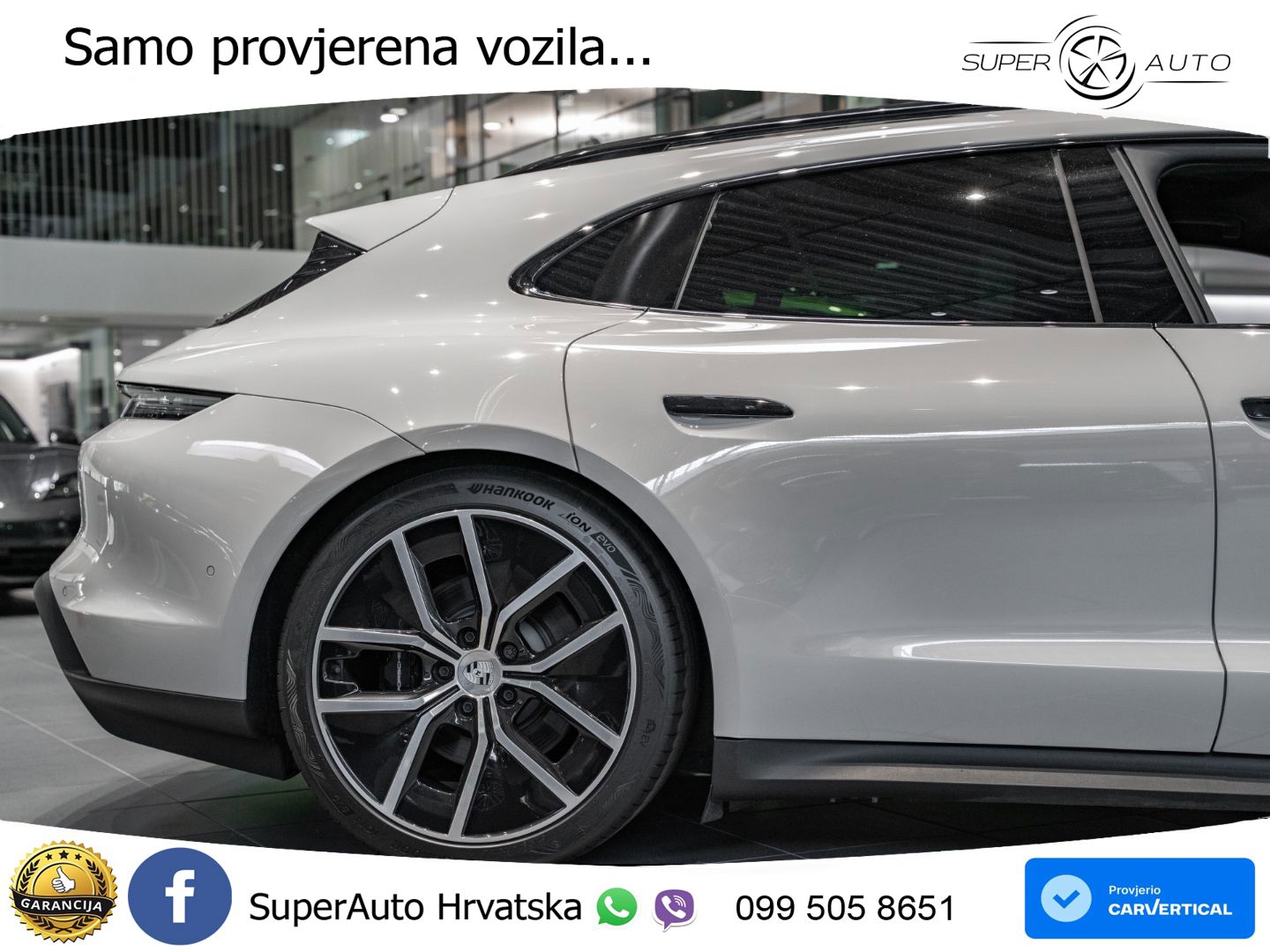 Porsche Taycan Sport Turismo 4S 105 kWh (598 KS)