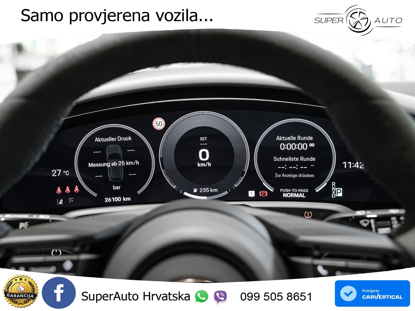 Porsche Taycan Sport Turismo 4S 105 kWh (598 KS)