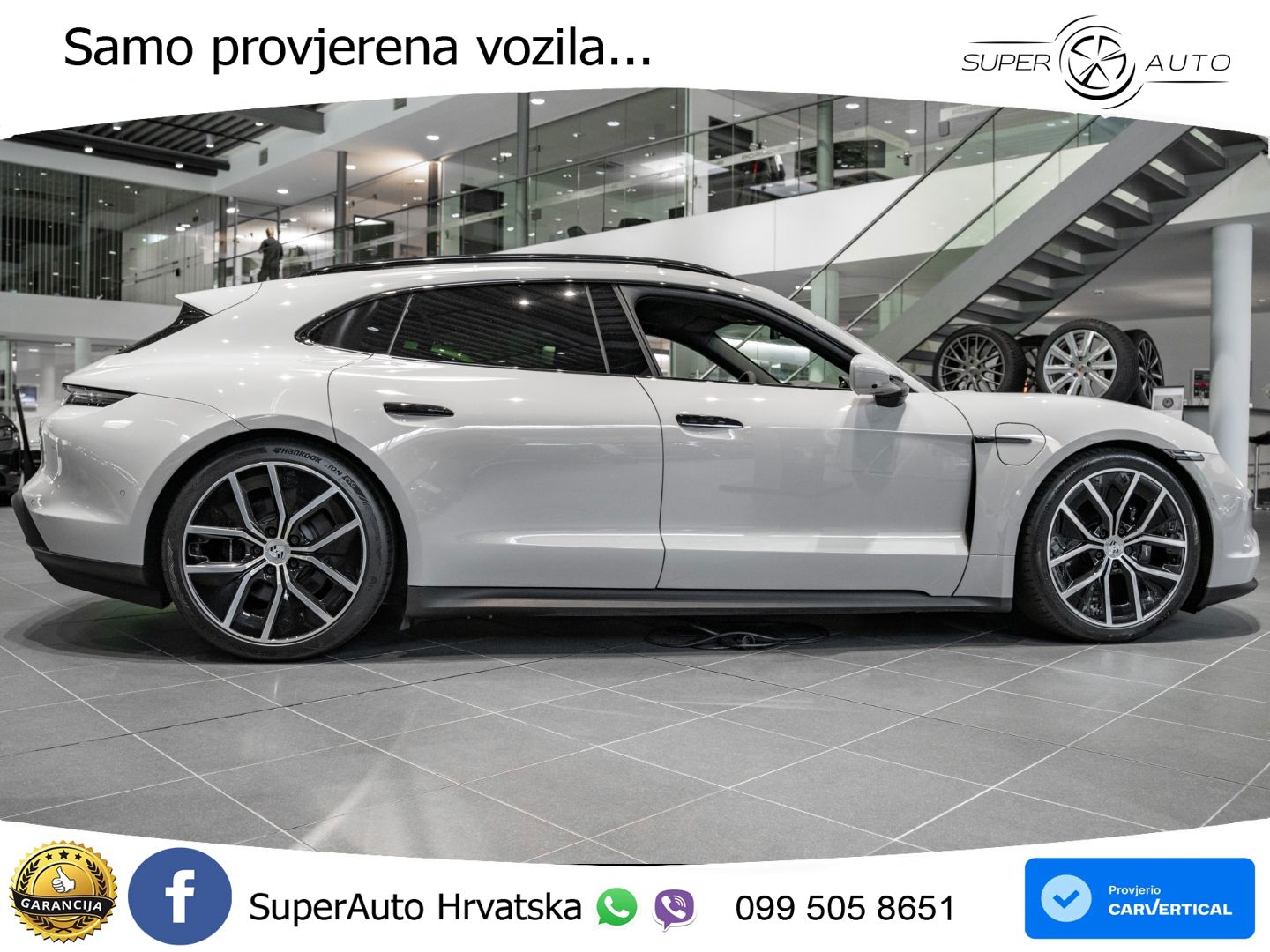 Porsche Taycan Sport Turismo 4S 105 kWh (598 KS)