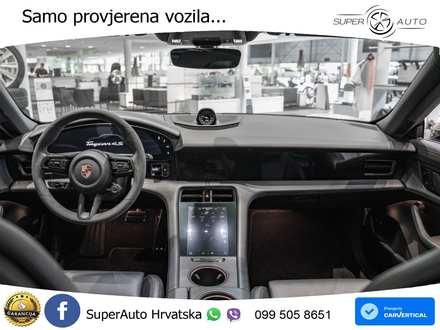 Porsche Taycan Sport Turismo 4S 105 kWh (598 KS)