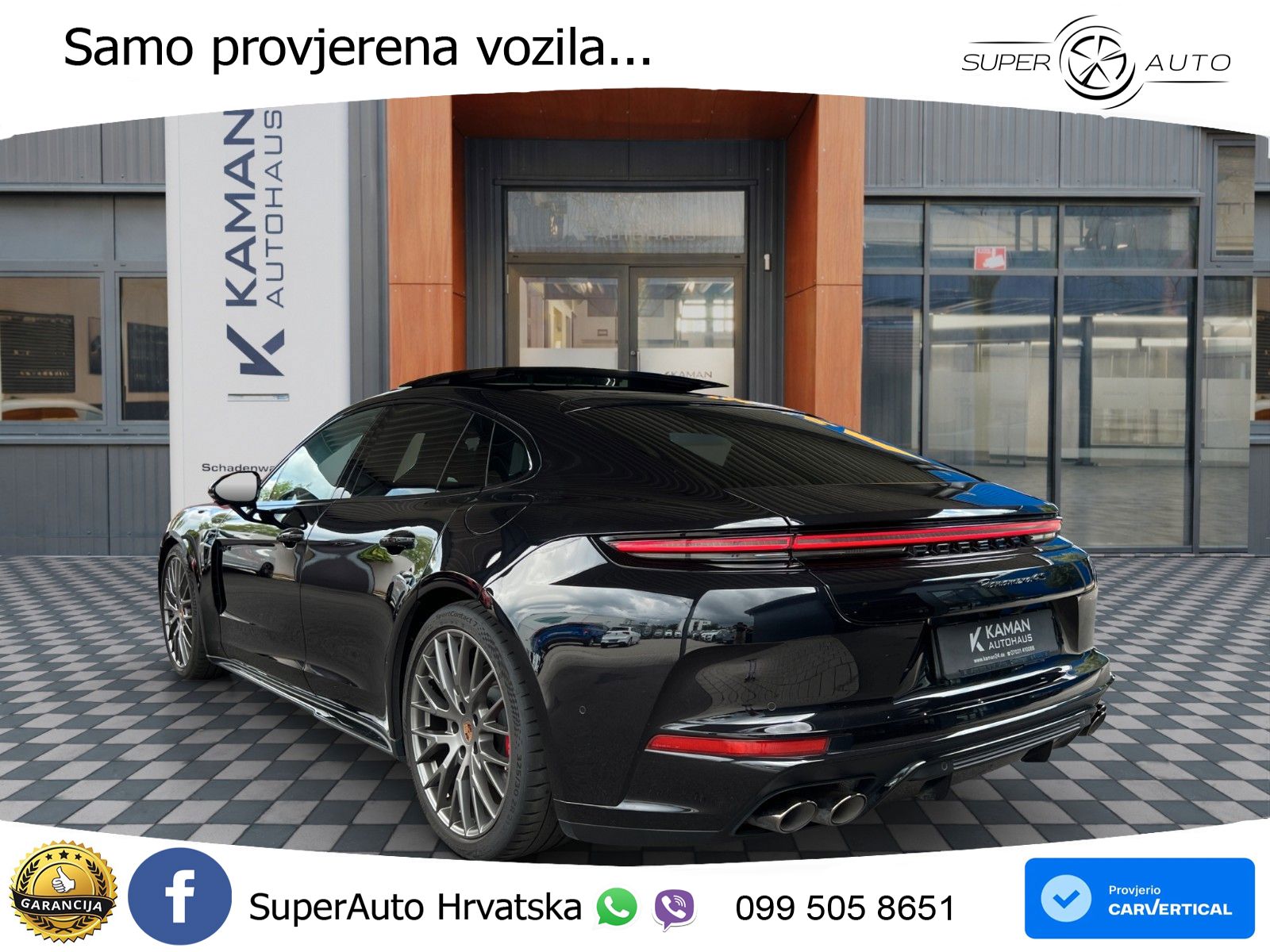 Porsche Panamera 4S 2.9 V6 (544 KS) E-Hybrid PDK ACC+HEAD+4xGR SJED+360+PANO