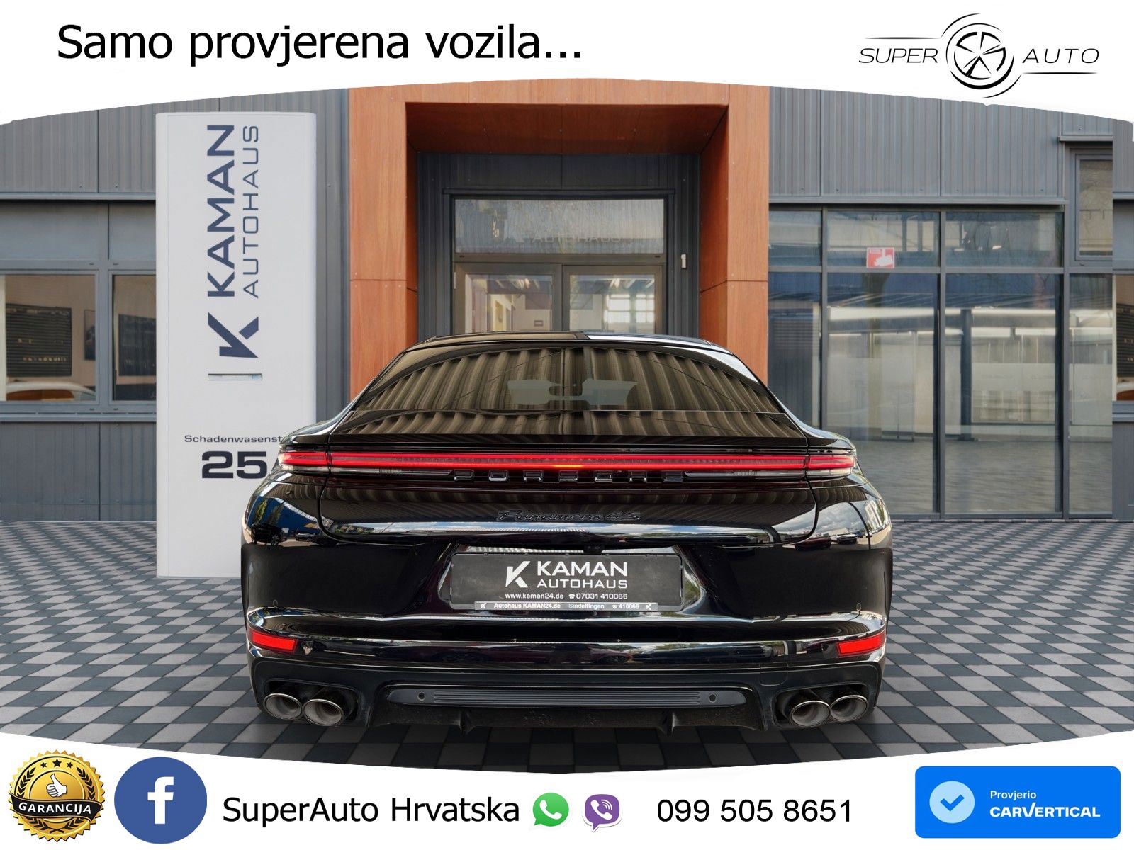 Porsche Panamera 4S 2.9 V6 (544 KS) E-Hybrid PDK ACC+HEAD+4xGR SJED+360+PANO