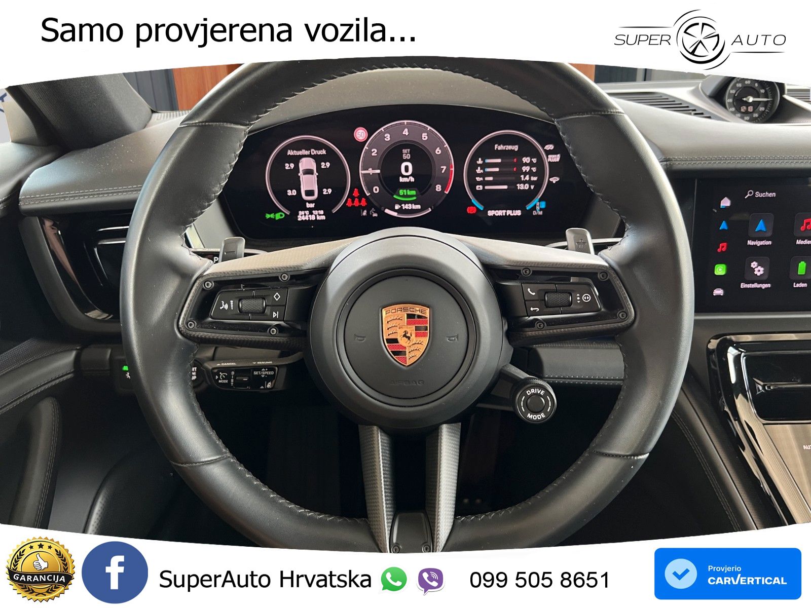 Porsche Panamera 4S 2.9 V6 (544 KS) E-Hybrid PDK ACC+HEAD+4xGR SJED+360+PANO