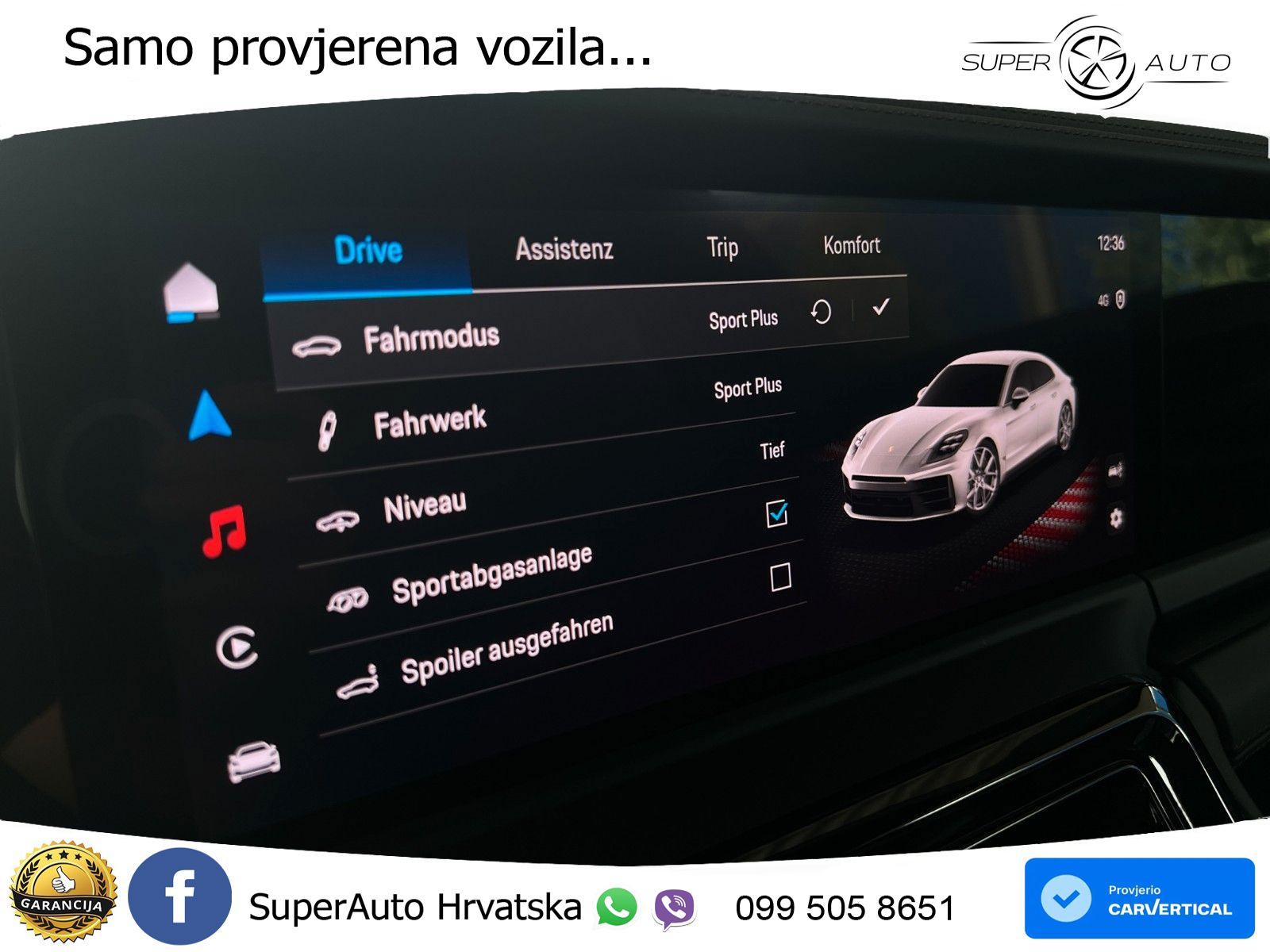 Porsche Panamera 4S 2.9 V6 (544 KS) E-Hybrid PDK ACC+HEAD+4xGR SJED+360+PANO