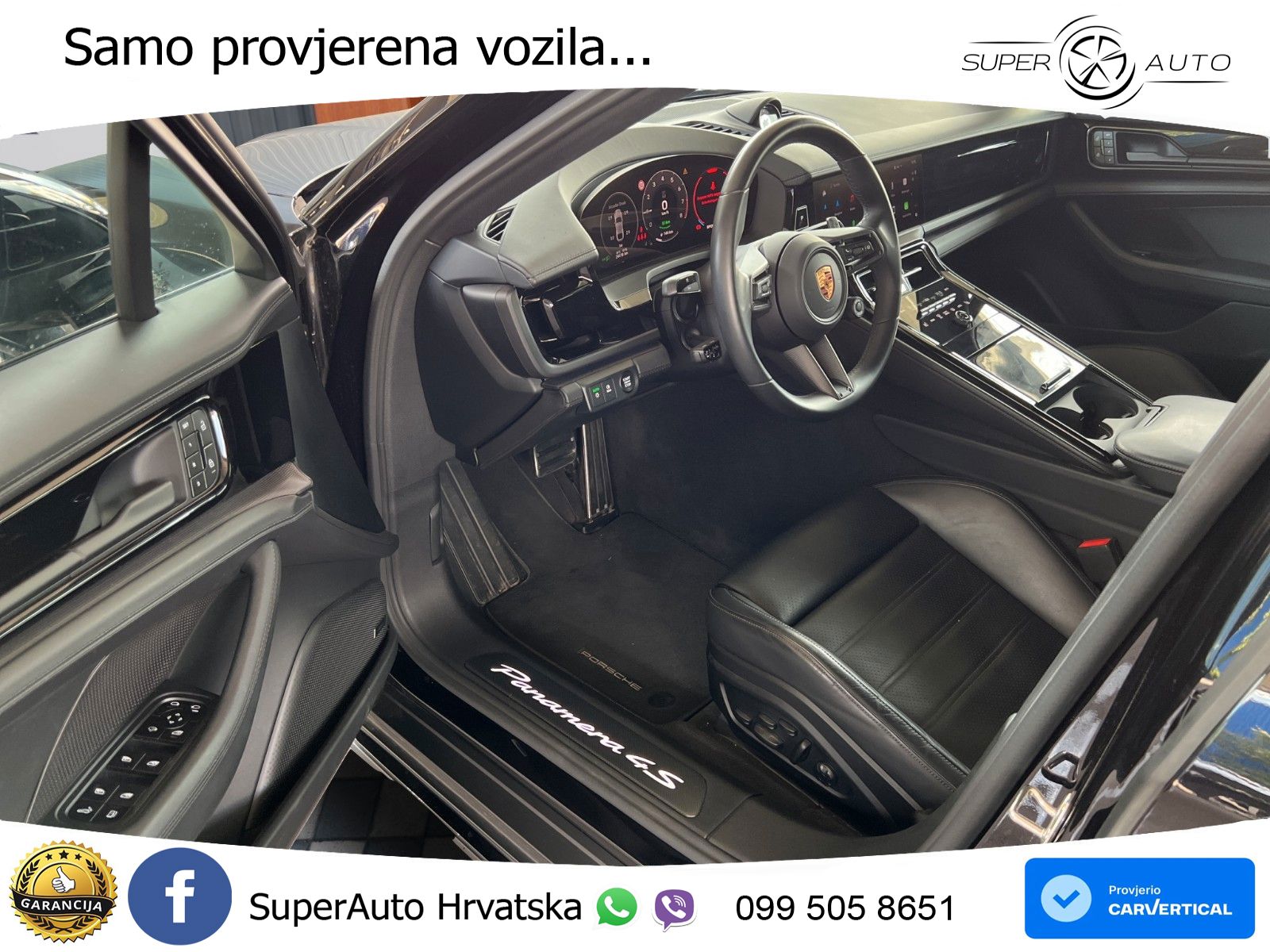Porsche Panamera 4S 2.9 V6 (544 KS) E-Hybrid PDK ACC+HEAD+4xGR SJED+360+PANO