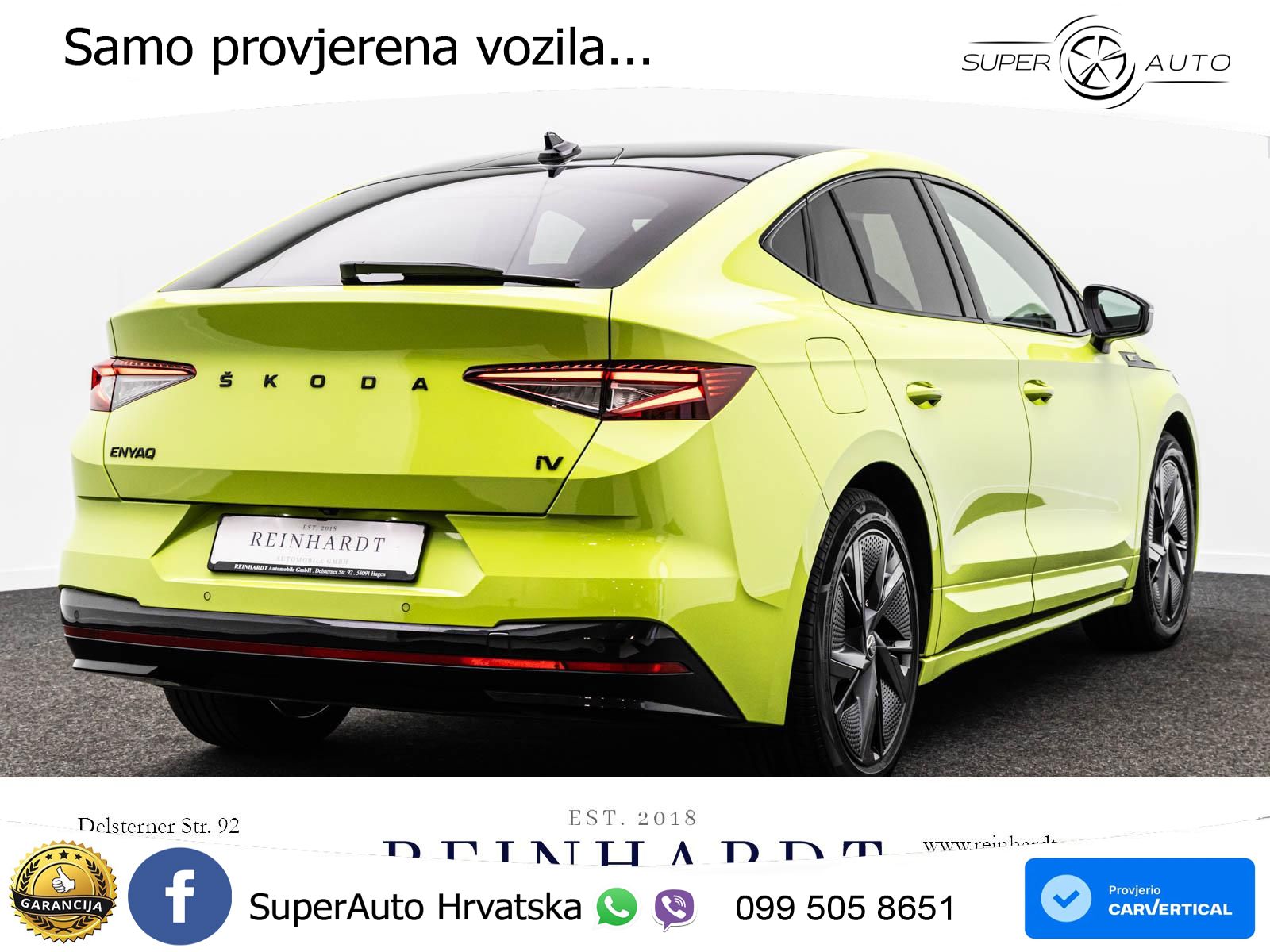 Škoda Enyaq Coupe iV RS 82 kWh (299 KS) AWD Lounge LED+GR SJED+ACC