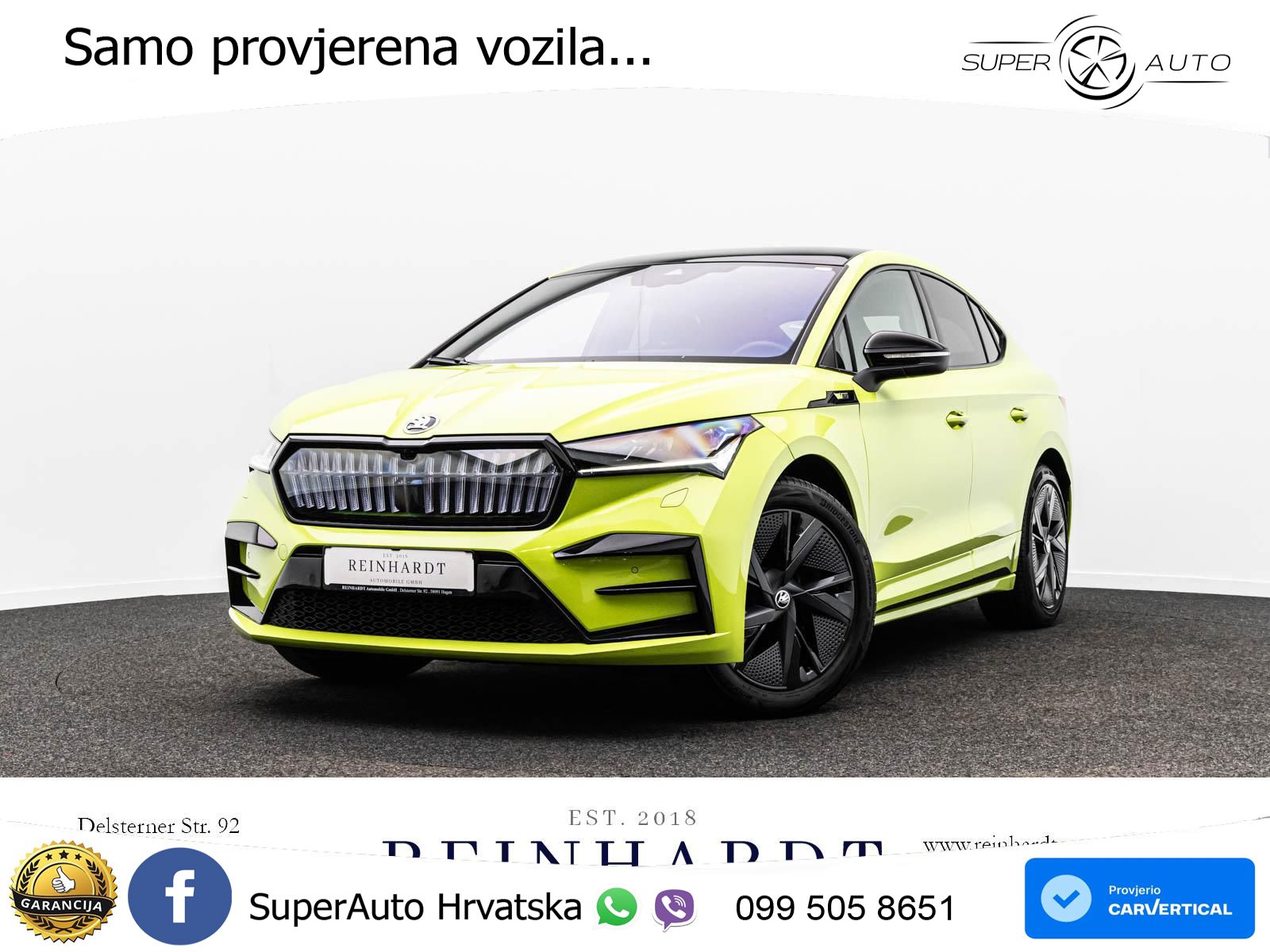 Škoda Enyaq Coupe iV RS 82 kWh (299 KS) AWD Lounge LED+GR SJED+ACC