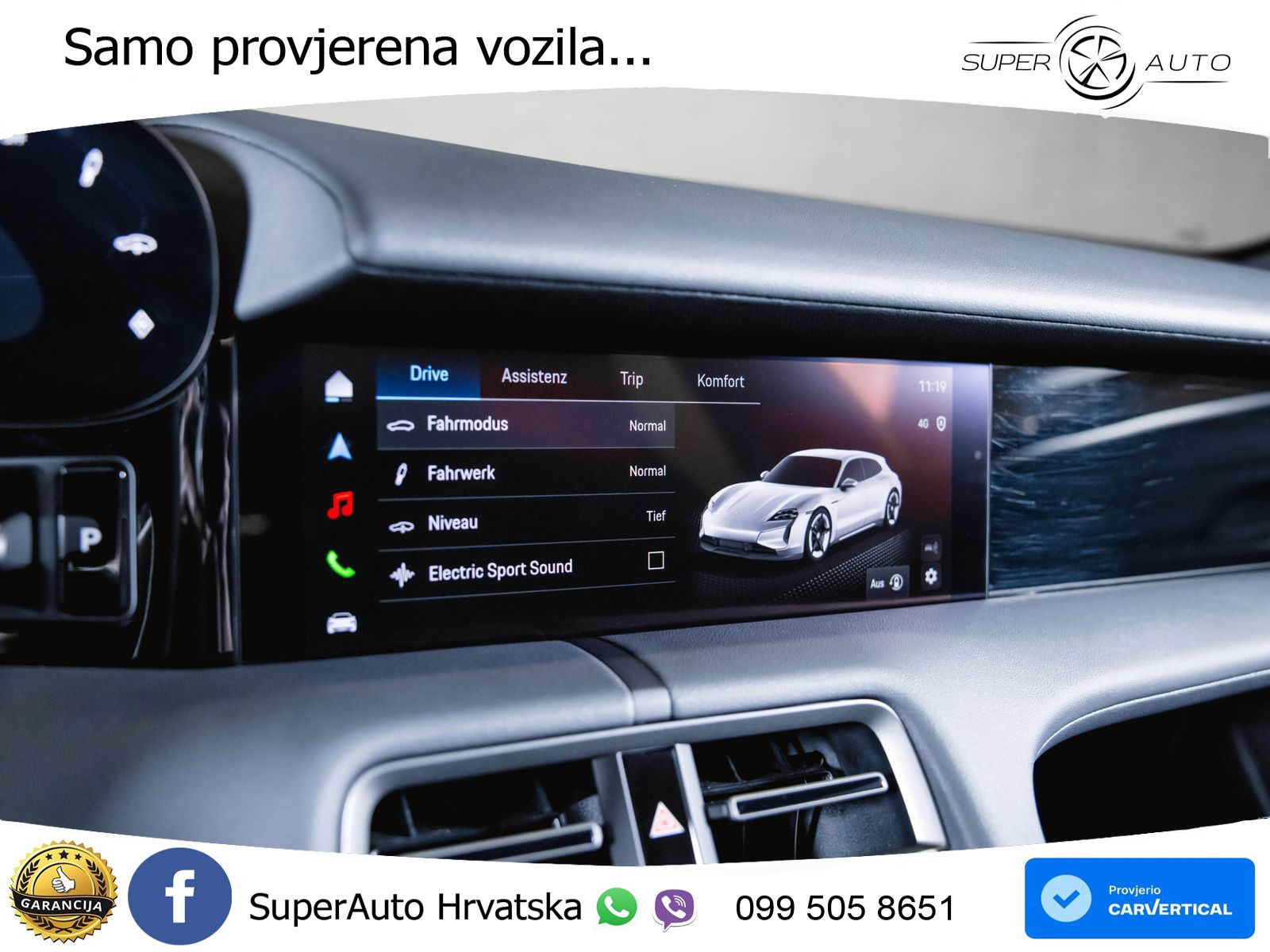 Porsche Taycan Sport Turismo 105 kWh (435 KS)