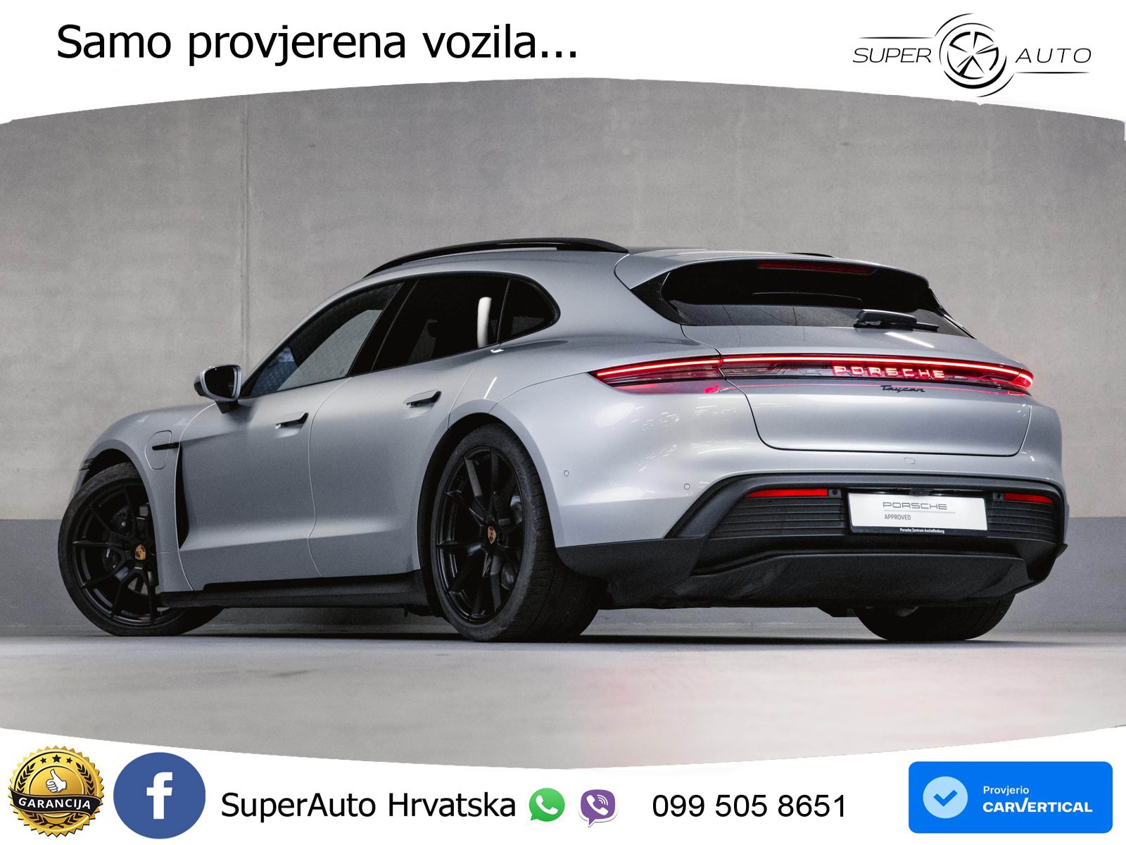 Porsche Taycan Sport Turismo 105 kWh (435 KS)