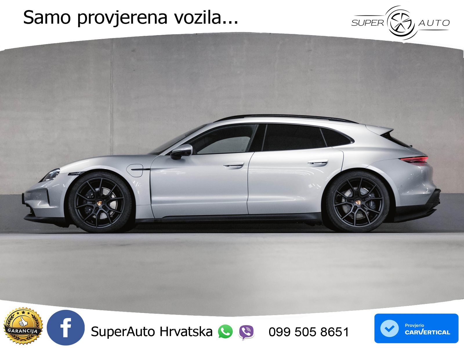 Porsche Taycan Sport Turismo 105 kWh (435 KS)