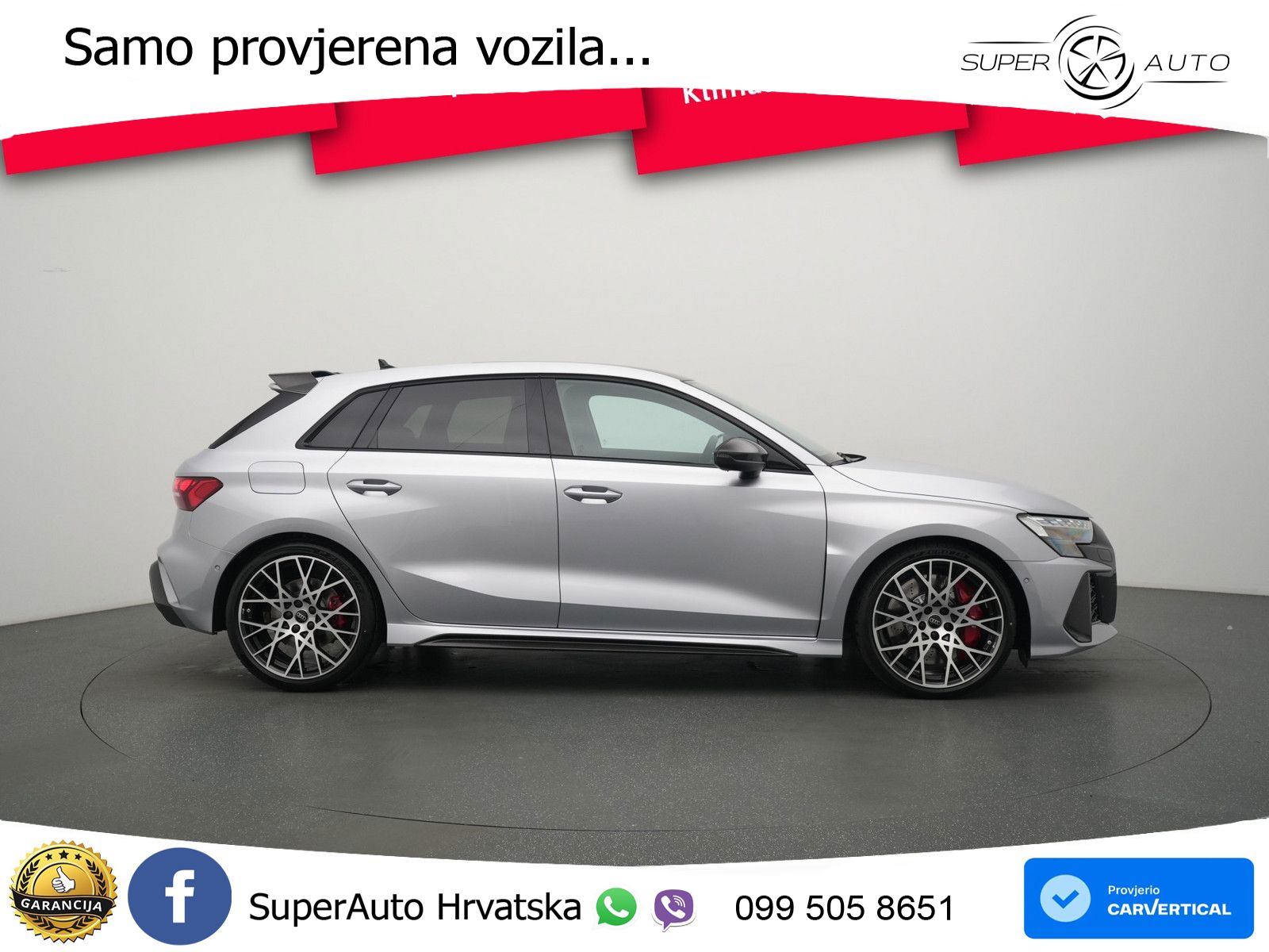 Audi RS3 Sportback 2.5 TFSI (400 KS) quattro S tronic LED+GR SJED+ACC