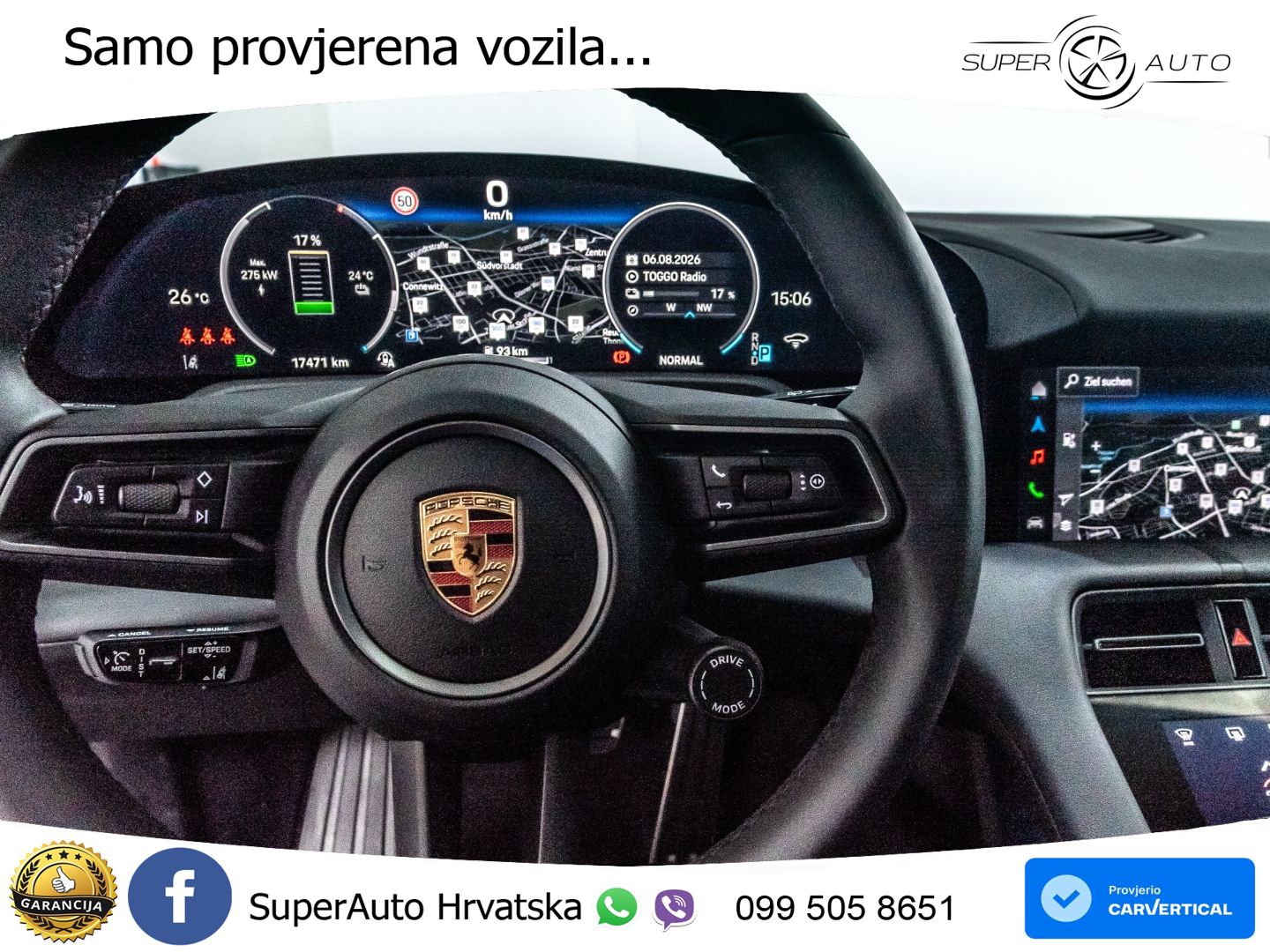 Porsche Taycan Sport Turismo 105 kWh (435 KS)