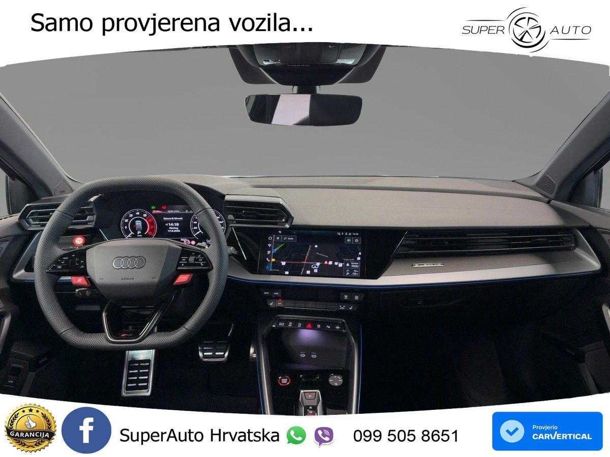 Audi RS3 Sedan 2.5 TFSI (400 KS) quattro S tronic LED+GR SJED+ACC
