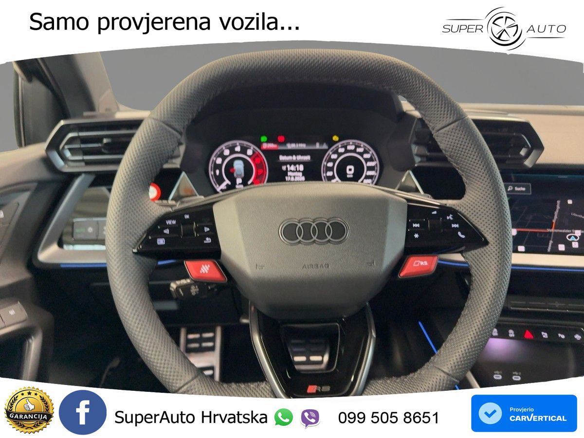 Audi RS3 Sedan 2.5 TFSI (400 KS) quattro S tronic LED+GR SJED+ACC