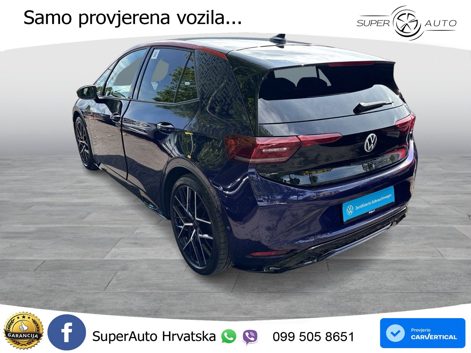 Volkswagen ID.3 GTX Performance 84 kWh (326 KS) LED+GR SJED+ACC