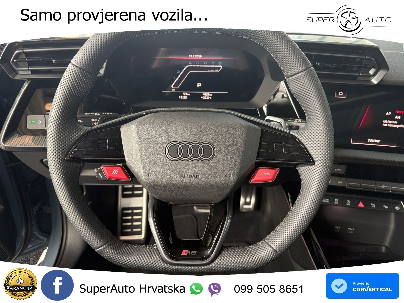 Audi RS3 Sedan 2.5 TFSI (400 KS) quattro S tronic LED+GR SJED+ACC