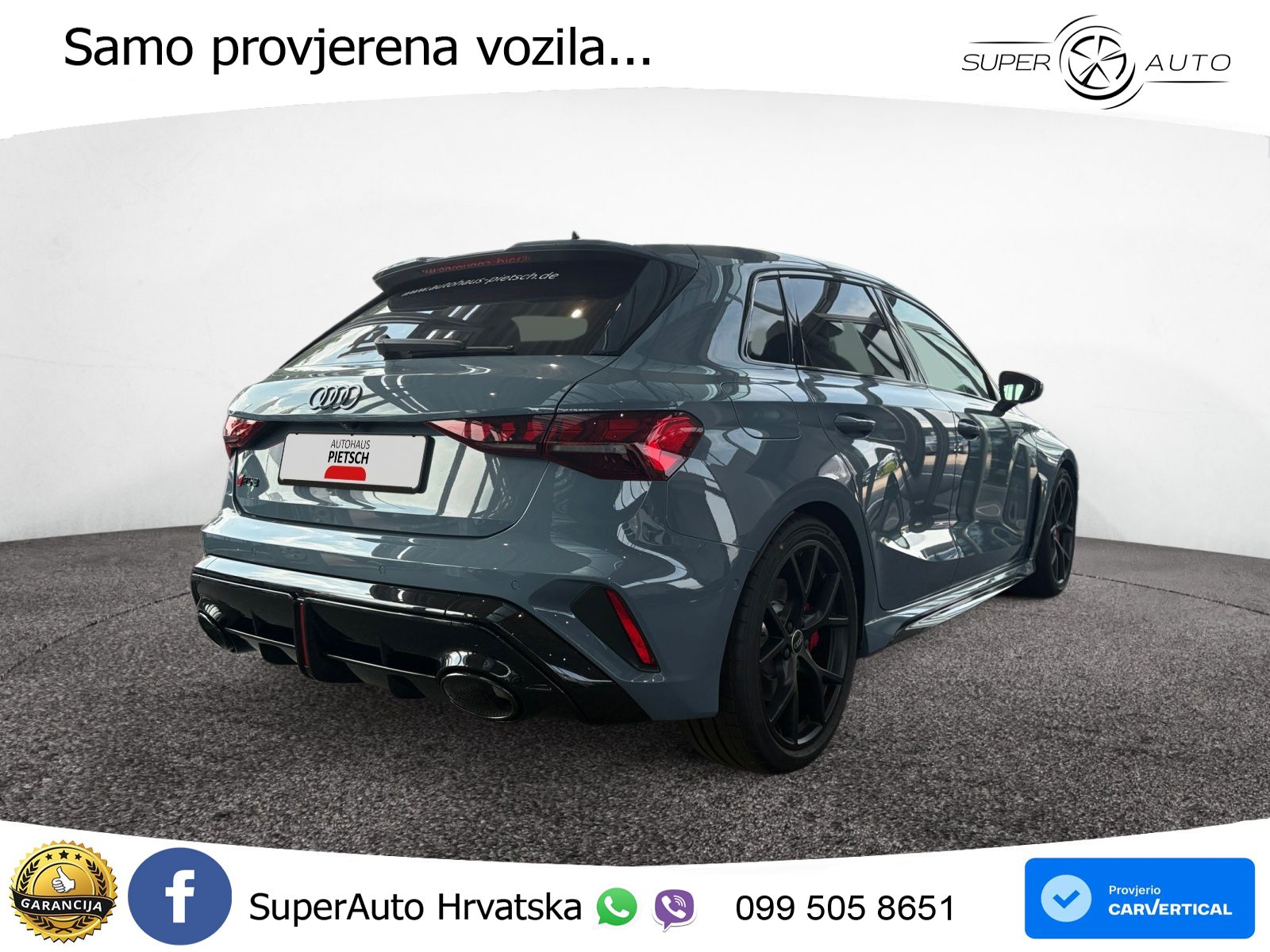 Audi RS3 Sedan 2.5 TFSI (400 KS) quattro S tronic LED+GR SJED+ACC