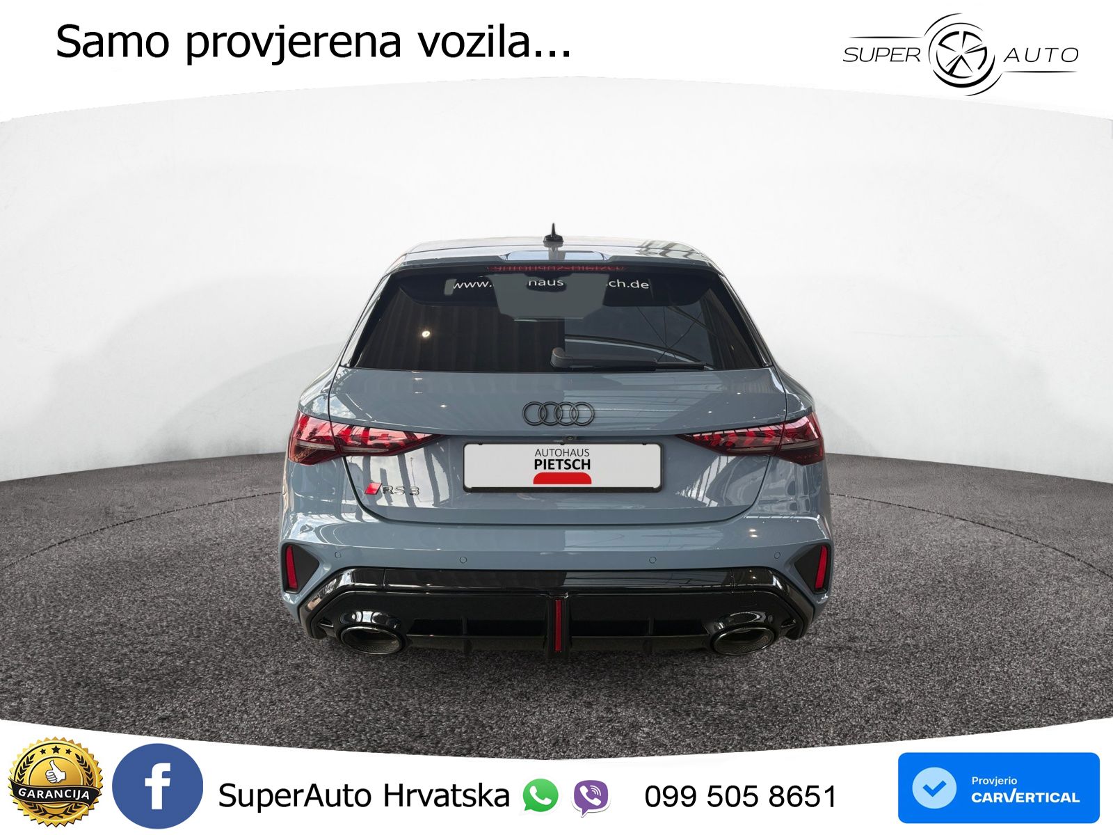 Audi RS3 Sedan 2.5 TFSI (400 KS) quattro S tronic LED+GR SJED+ACC