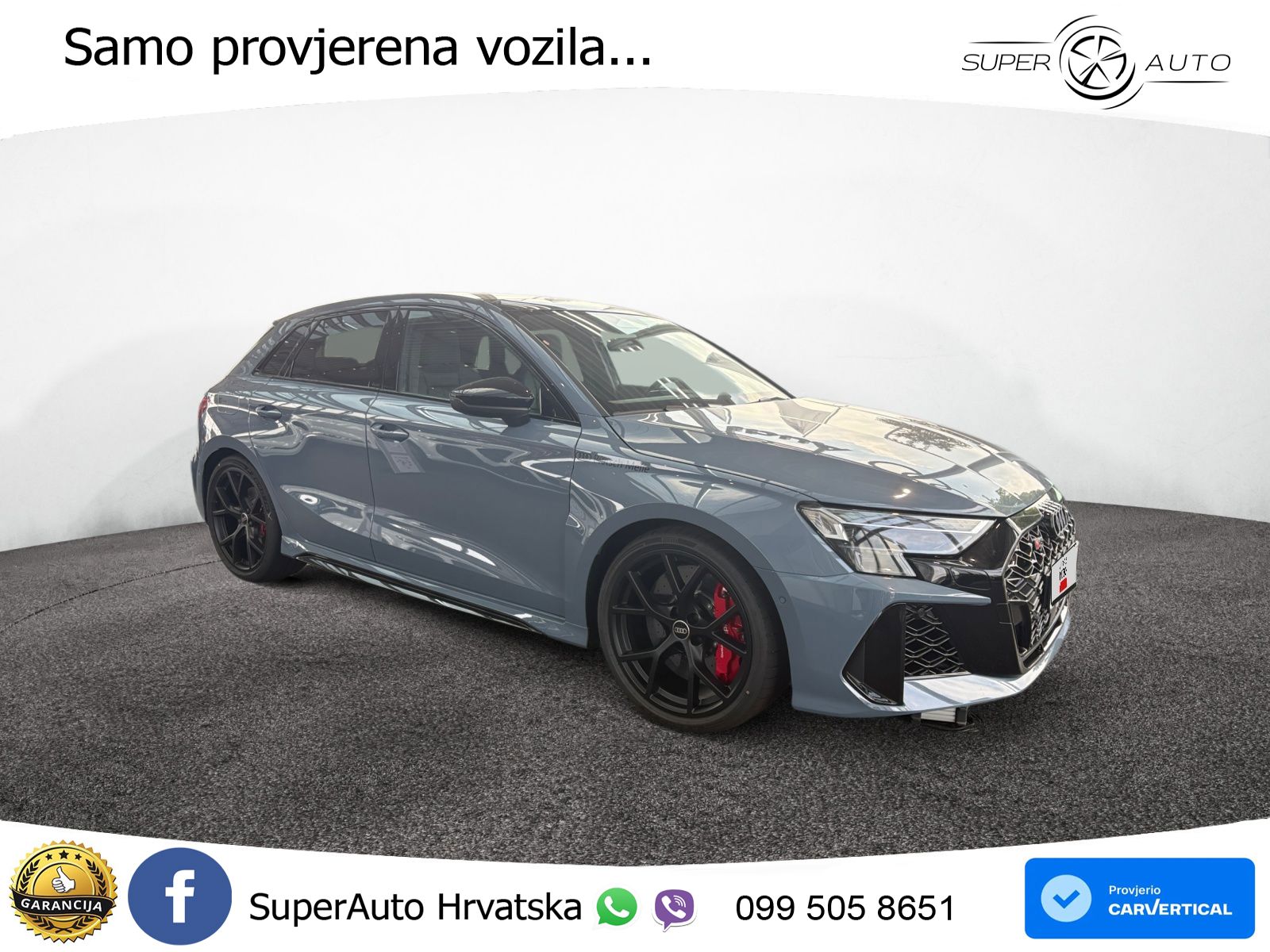 Audi RS3 Sedan 2.5 TFSI (400 KS) quattro S tronic LED+GR SJED+ACC