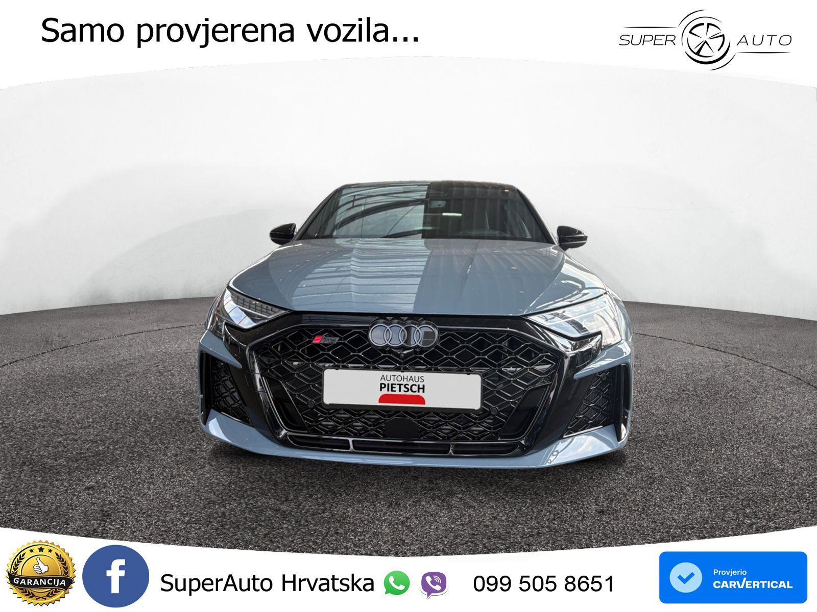 Audi RS3 Sedan 2.5 TFSI (400 KS) quattro S tronic LED+GR SJED+ACC