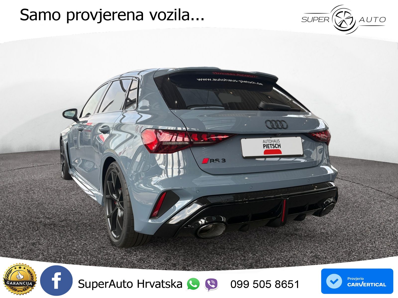Audi RS3 Sedan 2.5 TFSI (400 KS) quattro S tronic LED+GR SJED+ACC