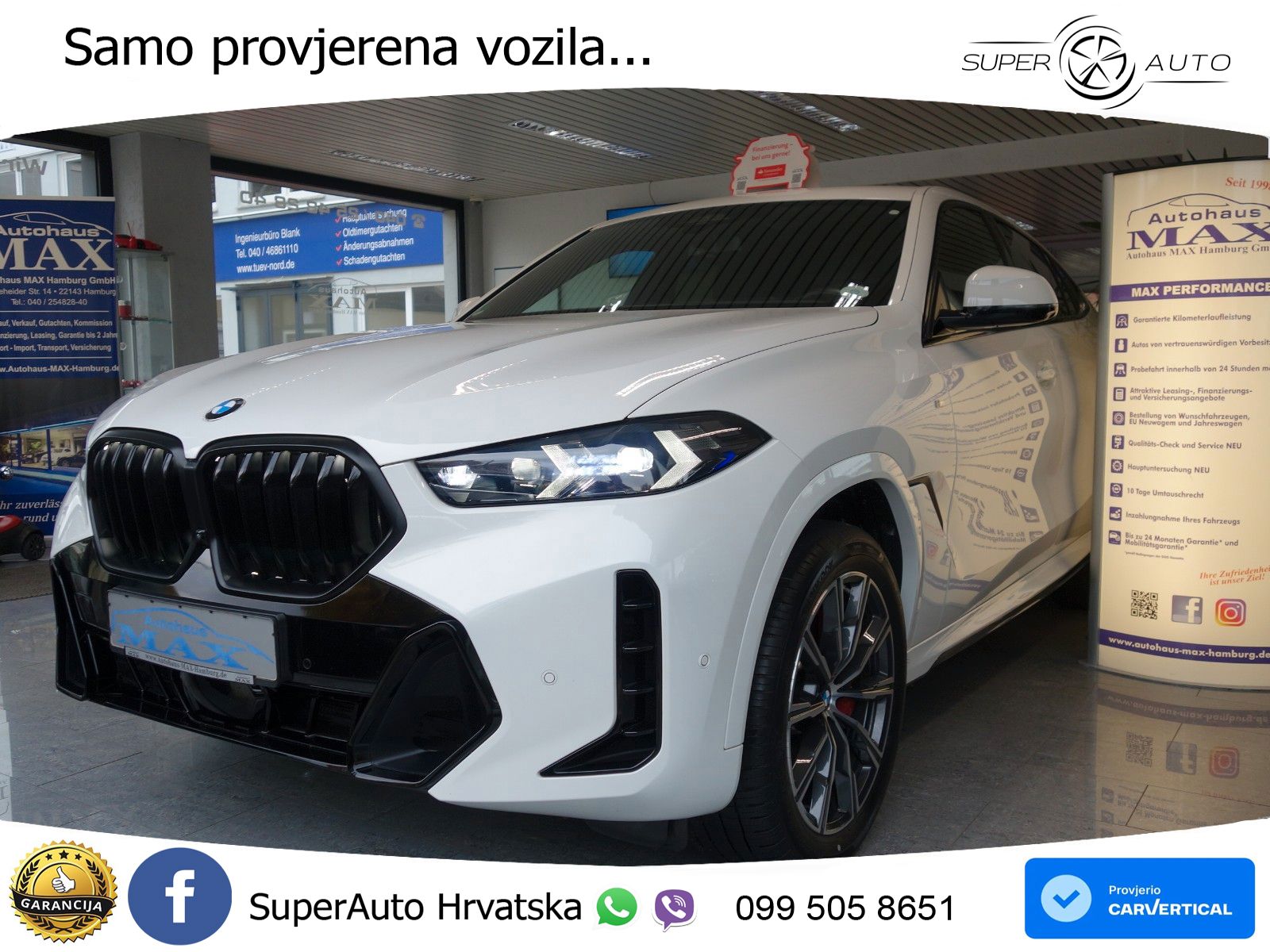 BMW X6 30d (298 KS) xDrive Steptronic M Sport LED+GR SJED+ACC