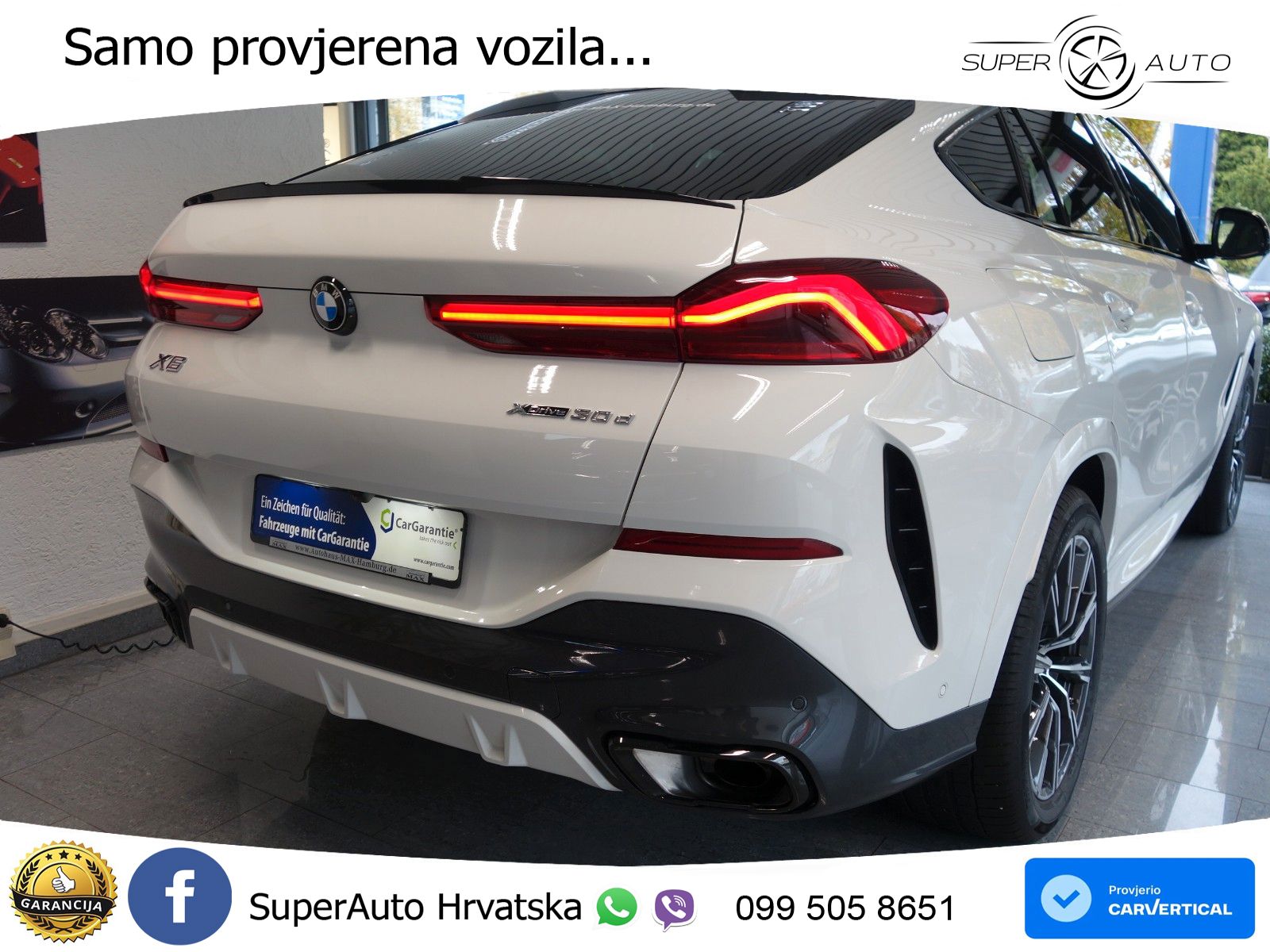 BMW X6 30d (298 KS) xDrive Steptronic M Sport LED+GR SJED+ACC