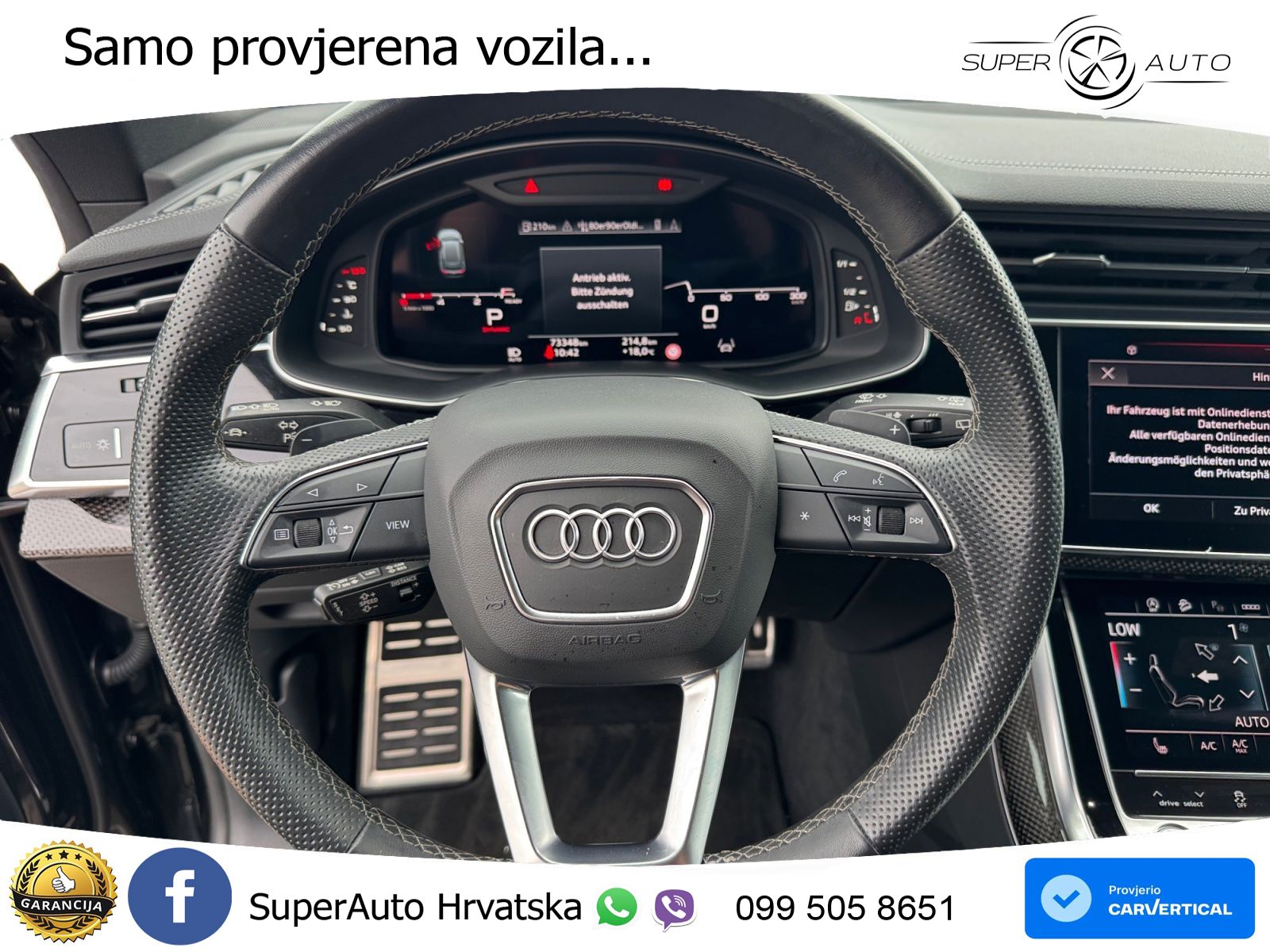 Audi Q8 50 TDI V6 (286 KS) quattro Tiptronic