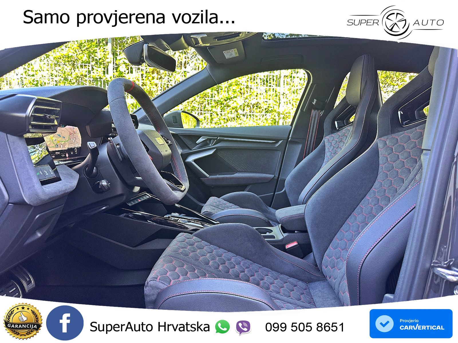 Audi RS3 Sedan 2.5 TFSI (400 KS) quattro S tronic LED+GR SJED+ACC