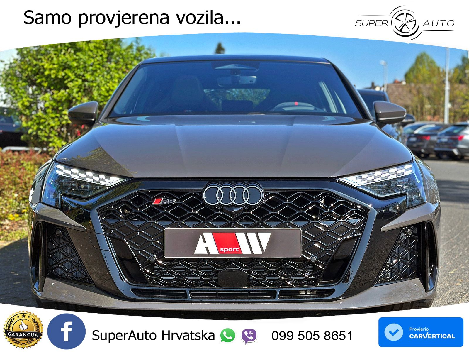 Audi RS3 Sedan 2.5 TFSI (400 KS) quattro S tronic LED+GR SJED+ACC