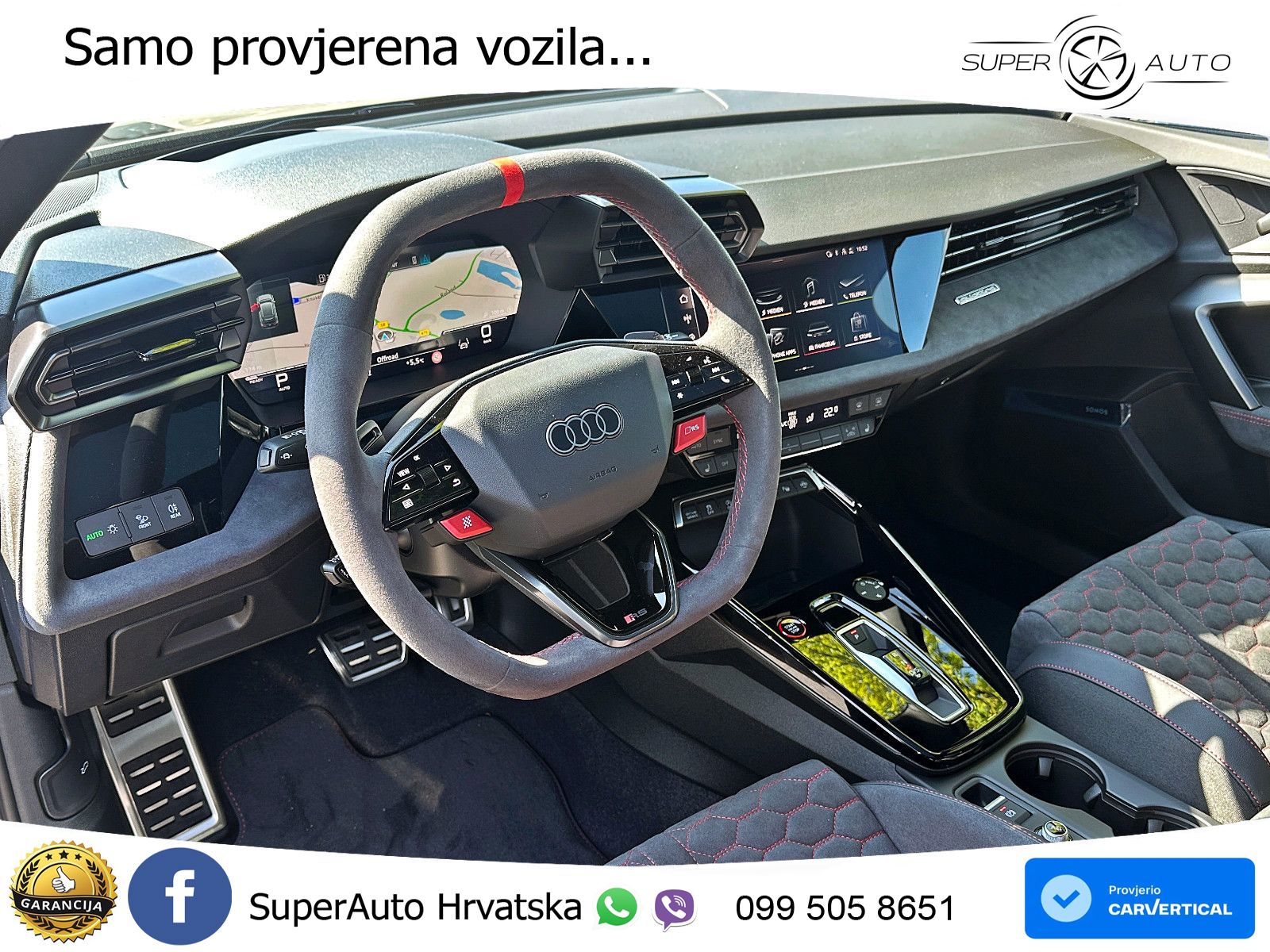 Audi RS3 Sedan 2.5 TFSI (400 KS) quattro S tronic LED+GR SJED+ACC