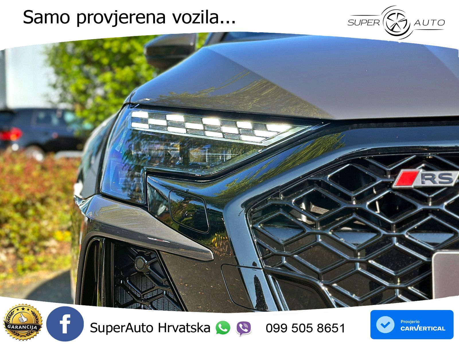 Audi RS3 Sedan 2.5 TFSI (400 KS) quattro S tronic LED+GR SJED+ACC
