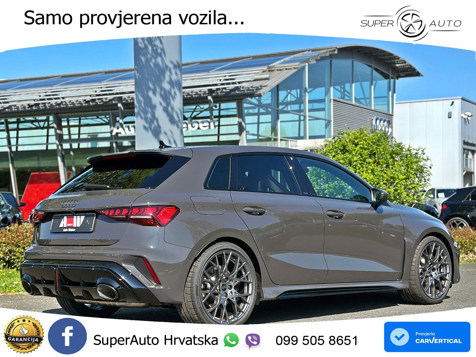 Audi RS3 Sedan 2.5 TFSI (400 KS) quattro S tronic LED+GR SJED+ACC