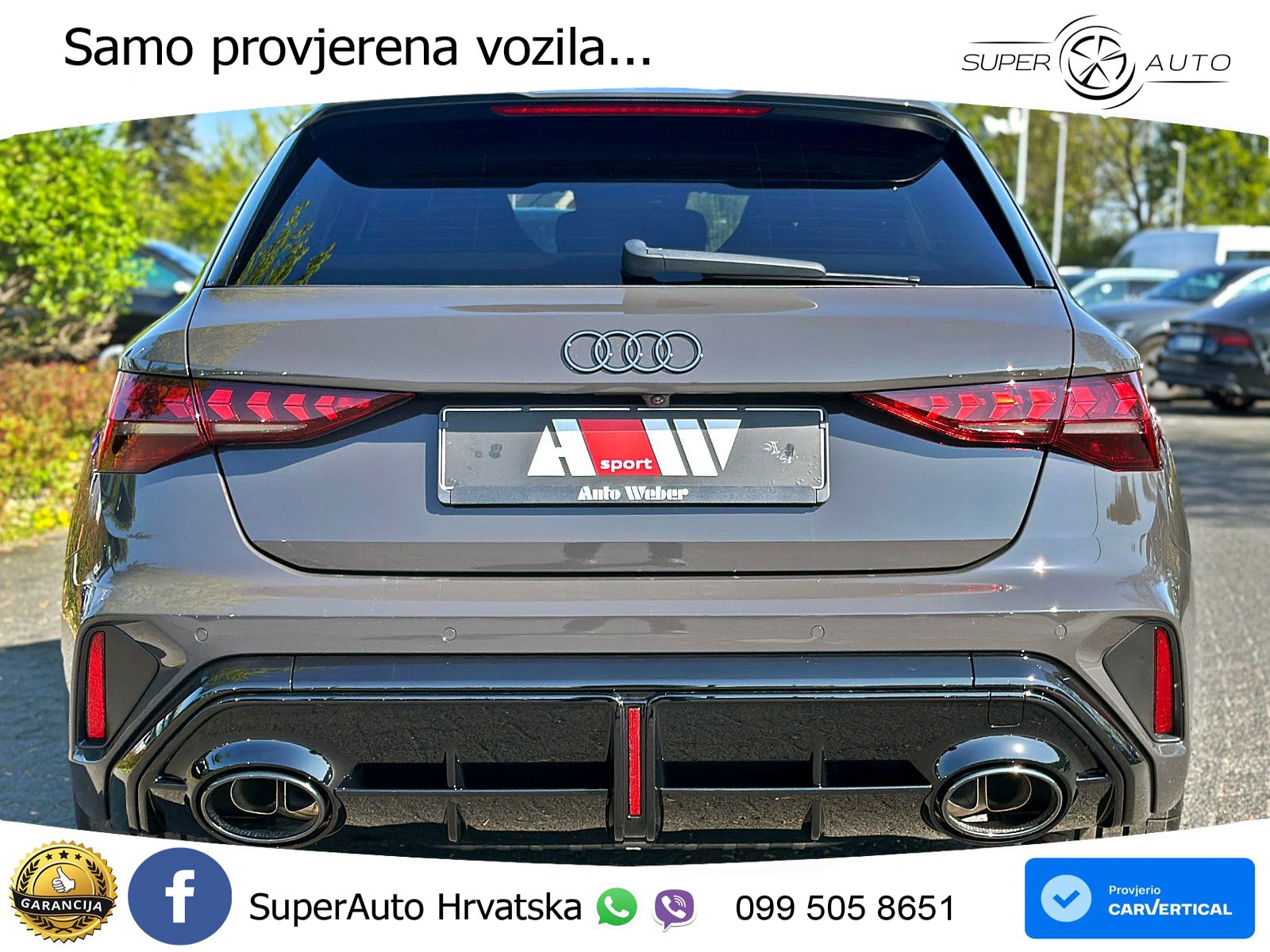 Audi RS3 Sedan 2.5 TFSI (400 KS) quattro S tronic LED+GR SJED+ACC