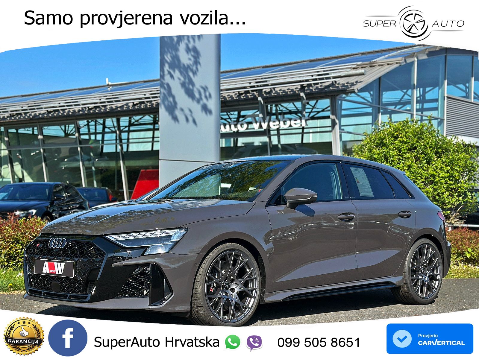 Audi RS3 Sedan 2.5 TFSI (400 KS) quattro S tronic LED+GR SJED+ACC