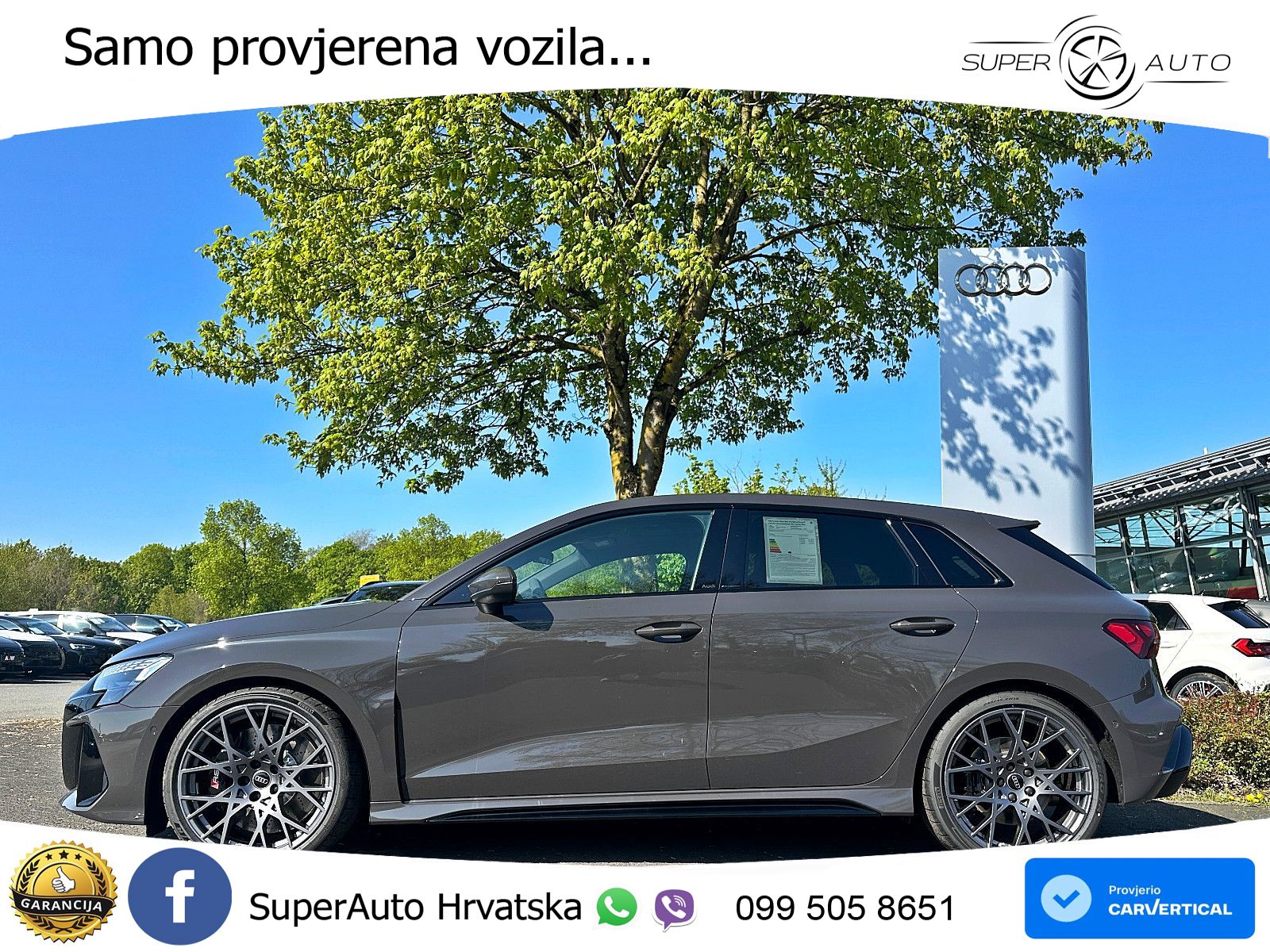 Audi RS3 Sedan 2.5 TFSI (400 KS) quattro S tronic LED+GR SJED+ACC