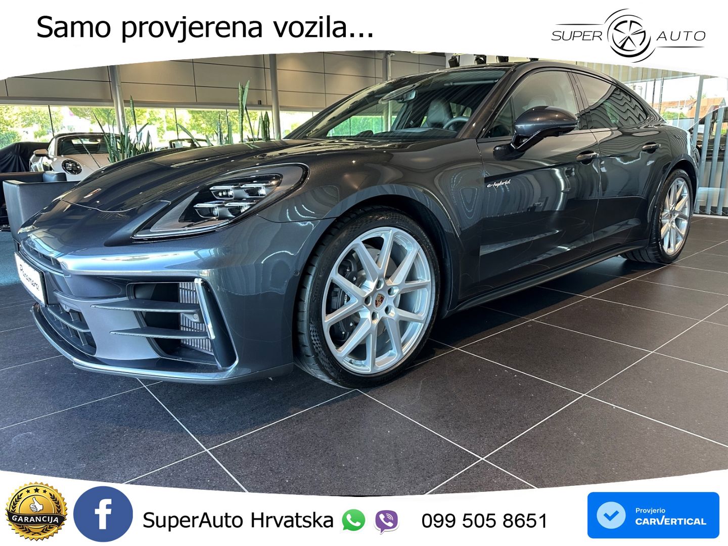 Porsche Panamera 4 2.9 V6 (470 KS) E-Hybrid PDK LED+GR SJED+ACC